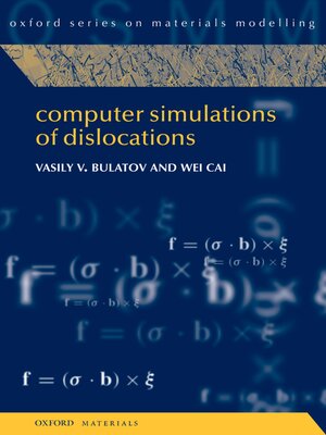 cover image of Computer Simulations of Dislocations